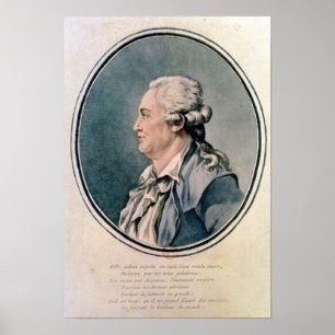 Porträtt i Franz Anton Mesmer Poster