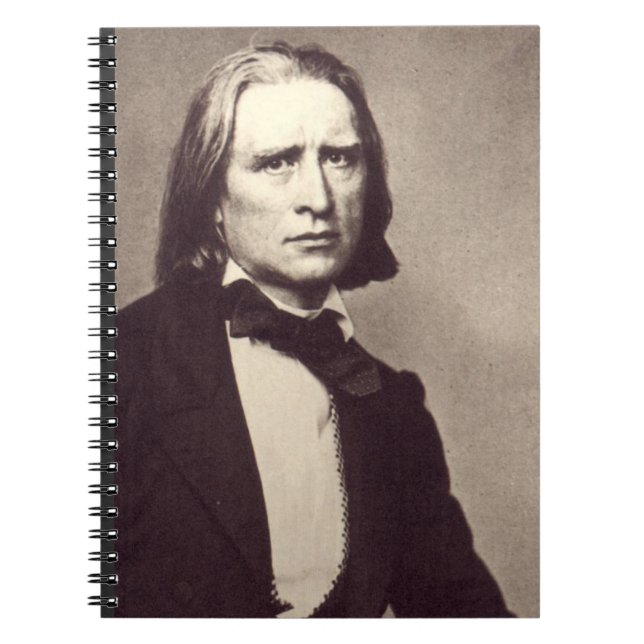 Porträtt i Franz Liszt Anteckningsbok (Framsidan)