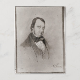Porträtt i Frederic Chopin Vykort