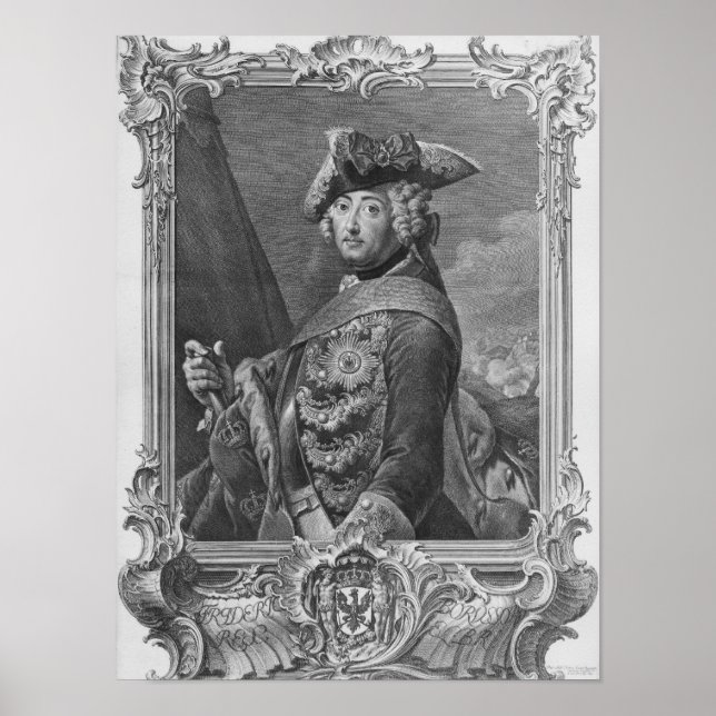 Porträtt i Frederick II, Underbaren Poster (Framsidan)