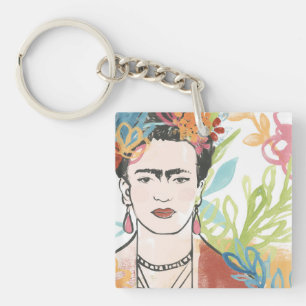 Porträtt i Frida Kahlo