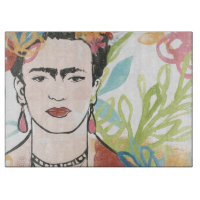 Porträtt i Frida Kahlo