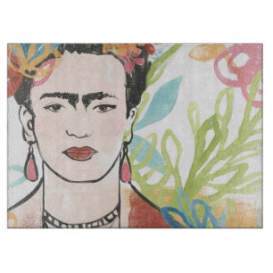 Porträtt i Frida Kahlo