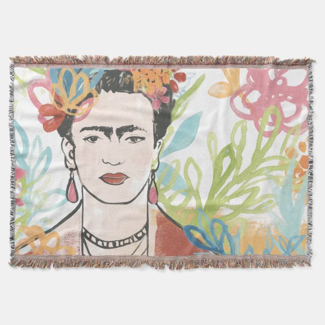 Porträtt i Frida Kahlo Filt (Framsidan)