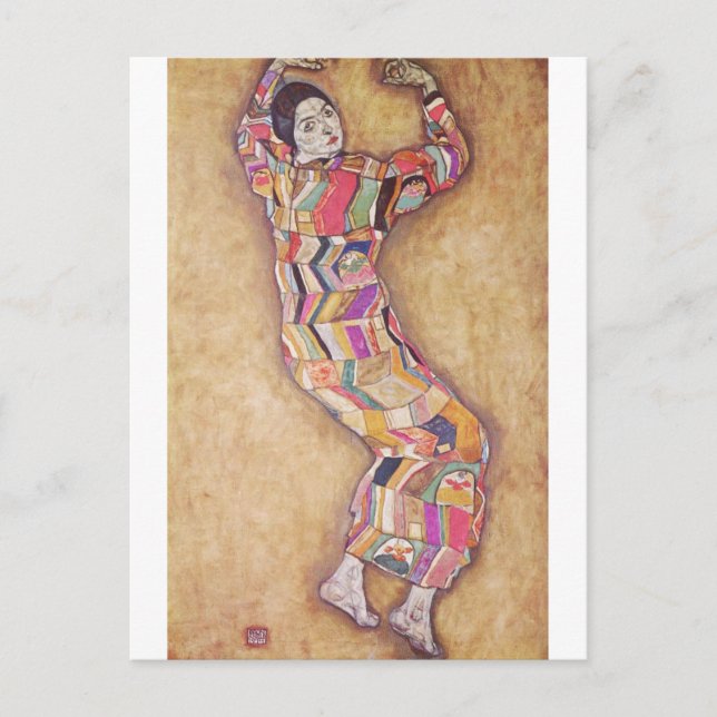 Porträtt i Friederike-Maria Beer av Gustav Klimt  Vykort (Framsida)