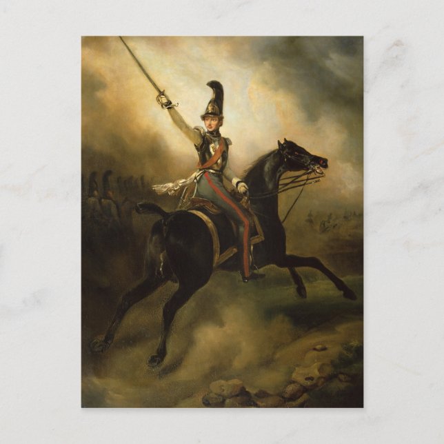 Porträtt i Friedrich Heinrich 1830 Vykort (Framsida)