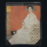 Porträtt i Fritza Riedler av Gustav Klimt Gympapåse<br><div class="desc">Porträtt i Fritza Riedler (1906) av Gustav Klimt är en vintage av bran Victorian Era Symbolism art porträtt. Fritza Riedler sitter i en pansarstol som är dekorerad med motiv som är formade av guld och silver. Kvadraterna guld och silver upprepas över bakgrundsväggen. Om konstnären: Gustav Klimt (1862-1918) var en österrikisk...</div>