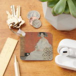 Porträtt i Fritza Riedler av Gustav Klimt Nyckelring<br><div class="desc">Porträtt från Fritza Riedler av Gustav Klimt (1906) av Gustav Klimt är en vintage av Victorian Era Symbolism bra art porträtt. Fritza Riedler sitter i en pansarstol som är dekorerad med motiv som är formade av guld och silver. Kvadraterna guld och silver upprepas över bakgrundsväggen. Om artisten: Gustav Klimt (1862-1918)...</div>