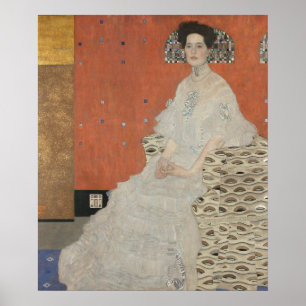 Porträtt i Fritza Riedler - Gustav Klimt (1906) Poster