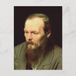 Porträtt i Fyodor Dostoyevsky 1872 Vykort