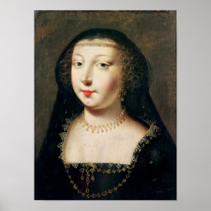 Porträtt i Gabrielle d'Estrees Poster