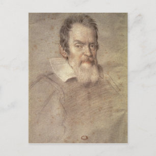 Porträtt i Galileo Galilei Astronomer Vykort