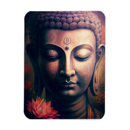 Porträtt i Gautam Buddha Art Poster Magnet
