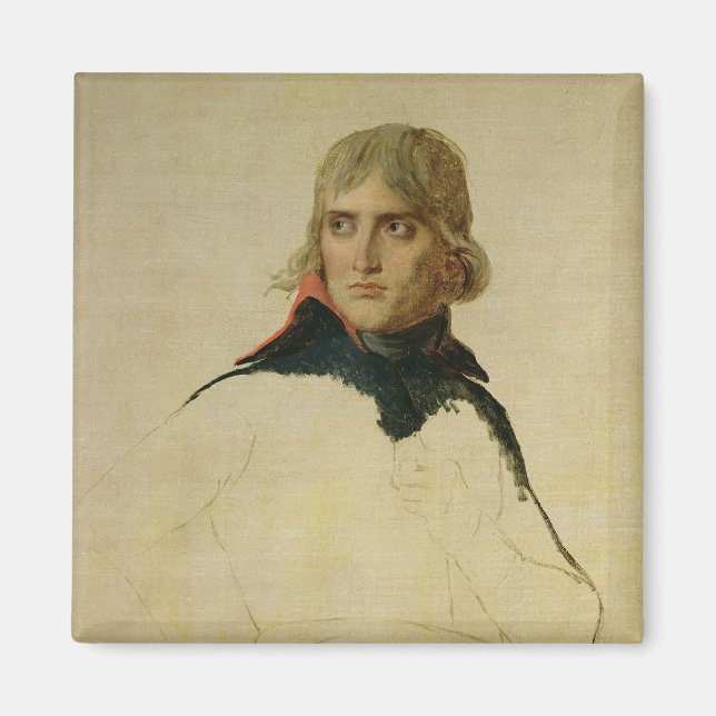Porträtt i general Bonaparte som inte är färdig Magnet (Framsidan)