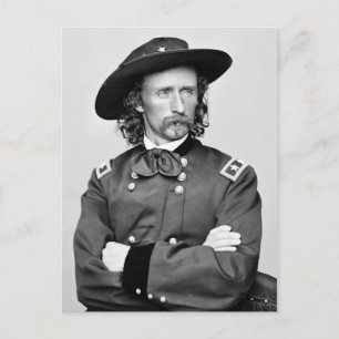 Porträtt i George Armstrong Custer Vykort