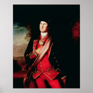 Porträtt i George Washington 1772 Poster