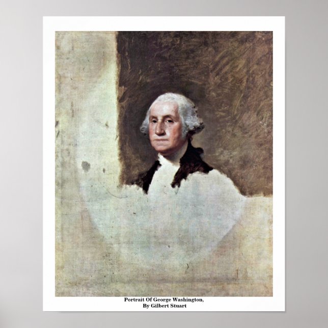 Porträtt i George Washington, av Gilbert Stuart Poster (Framsidan)