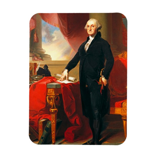 Porträtt i George Washington, Thomas Sully Magnet (Vertikal)