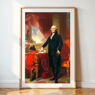 Porträtt i George Washington, Thomas Sully Poster