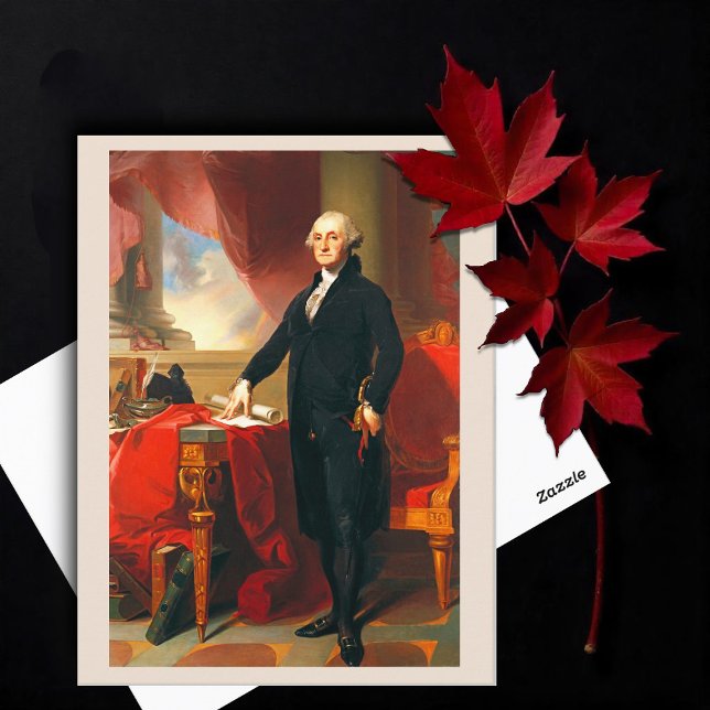 Porträtt i George Washington, Thomas Sully Vykort (Skapare uppladdad)