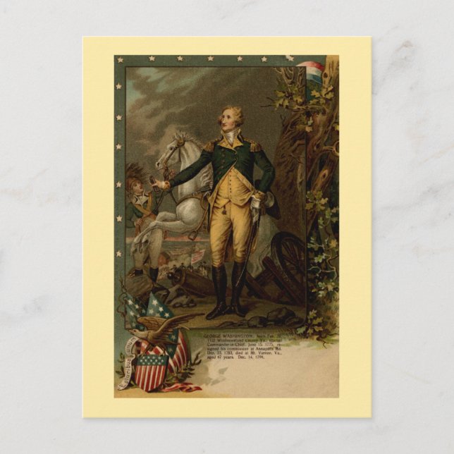 Porträtt i George Washington Vykort (Framsida)