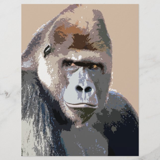 Porträtt i Gorilla (Framsida)