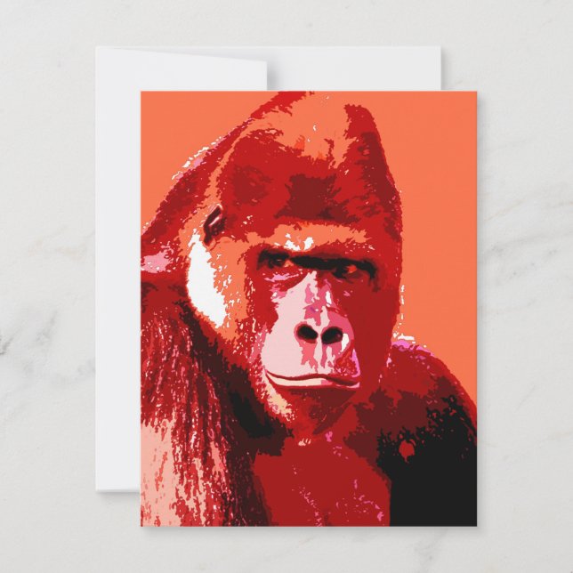 Porträtt i Gorilla Announcements Meddelande (Framsida)