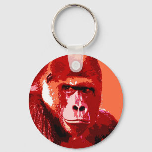 Porträtt i Gorilla Nyckelring