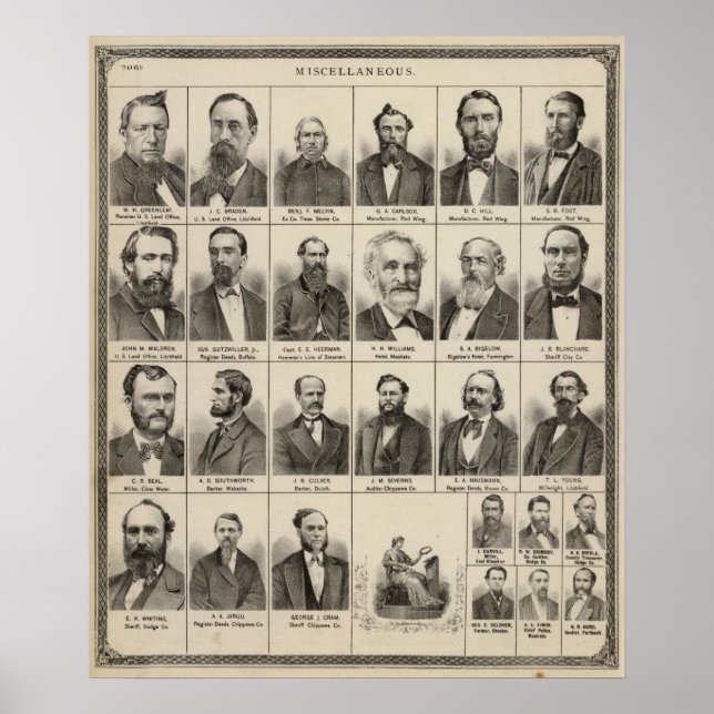 Porträtt i Greenleaf, Minnesota Poster (Framsidan)