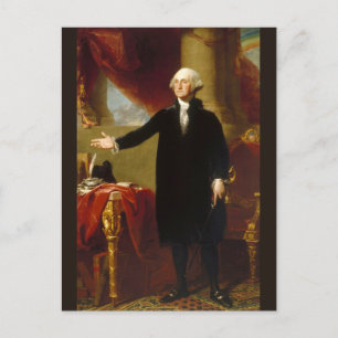 Porträtt i grundande Far George Washington USA Vykort
