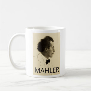 Porträtt i Gustav Mahler (1902) Kaffemugg