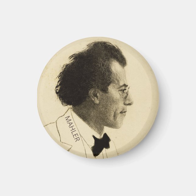 Porträtt i Gustav Mahler (1902) Magnet (Framsidan)