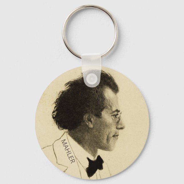 Porträtt i Gustav Mahler (1902) Nyckelring (Framsida)
