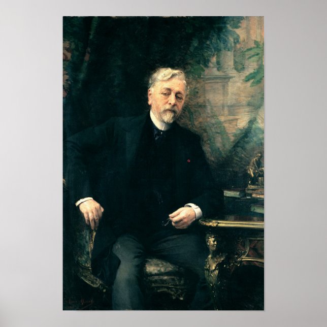 Porträtt i Gustave Eiffel 1905 Poster (Framsidan)