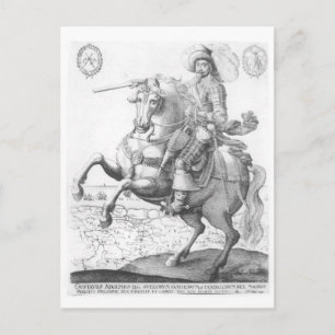 Porträtt i Gustavus Adolphus II Vykort