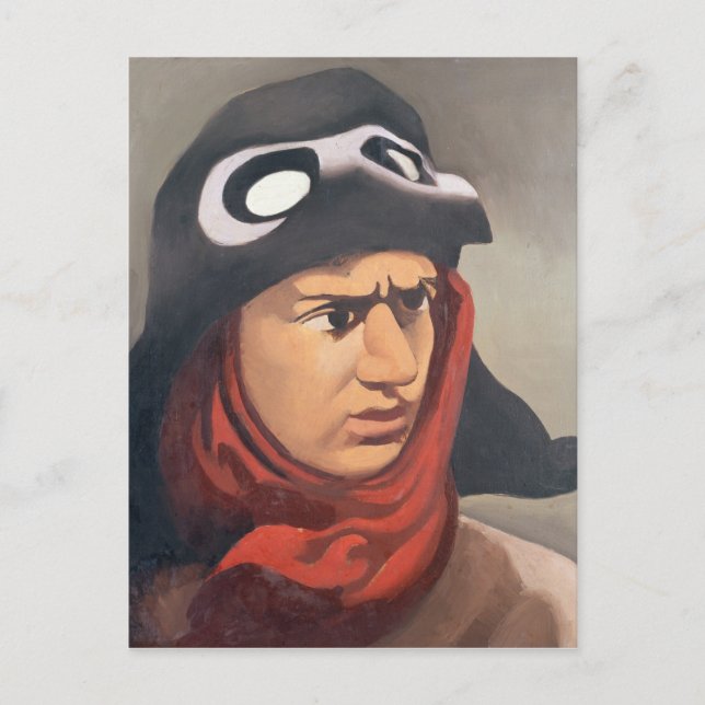 Porträtt i Guynemer, 1921-23 Vykort (Framsida)