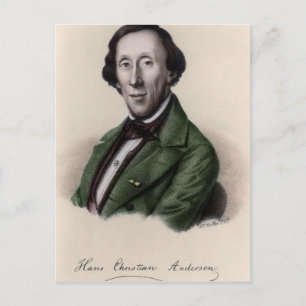 Porträtt i Hans Christian Andersen Vykort