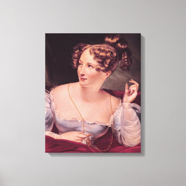 Porträtt i Harriet Smithson Canvastryck (Framsida)
