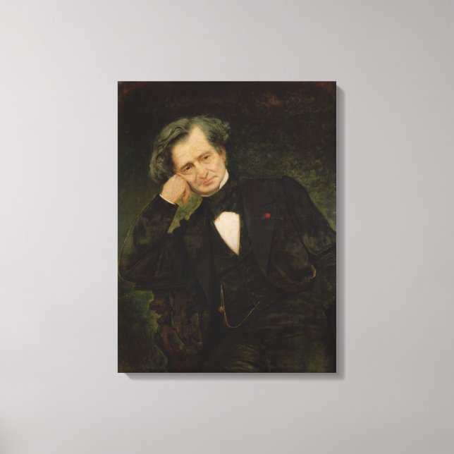 Porträtt i Hector Berlioz Canvastryck (Framsida)