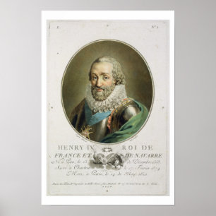 Porträtt i Henri IV, Kung i Frankrike och Navarra Poster