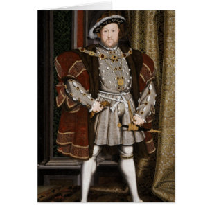 Porträtt i Henry VIII Hälsningskort