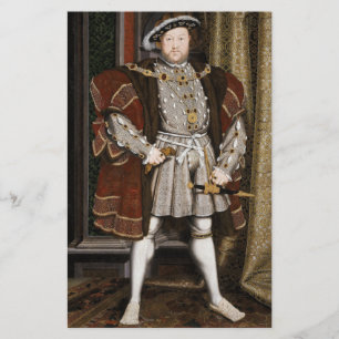 Porträtt i Henry VIII (Hans Holbein the Younger) Brevpapper