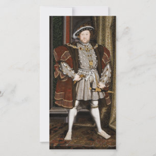 Porträtt i Henry VIII (Hans Holbein the Younger) Kort