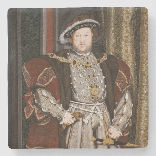 Porträtt i Henry VIII (Hans Holbein the Younger) Stenunderlägg (Framsidan)