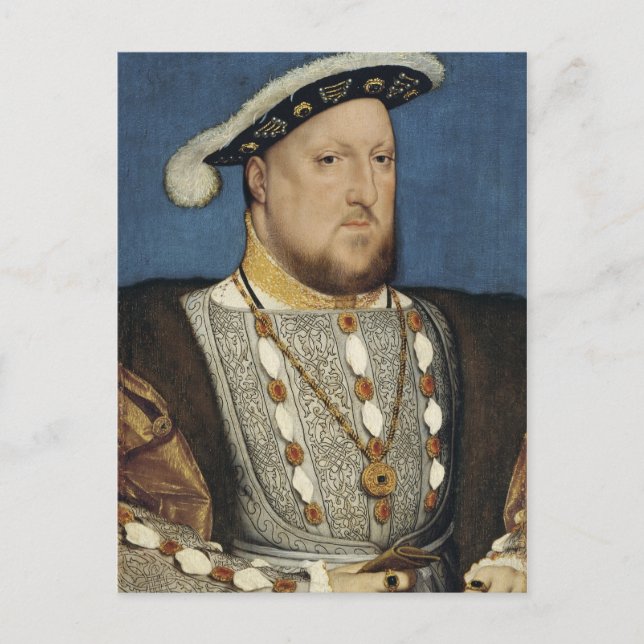 Porträtt i Henry VIII i England av Hans Holbein Vykort (Framsida)