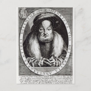 Porträtt i Henry VIII Vykort