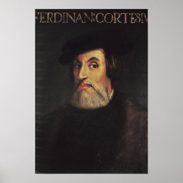Porträtt i Hernando Cortes Poster (Framsidan)