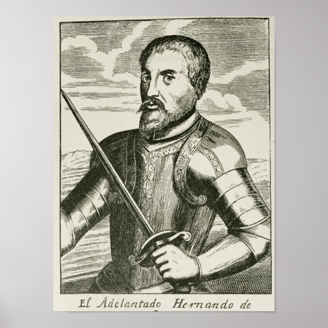 Porträtt i Hernando de Soto Poster (Framsidan)
