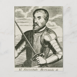 Porträtt i Hernando de Soto Vykort