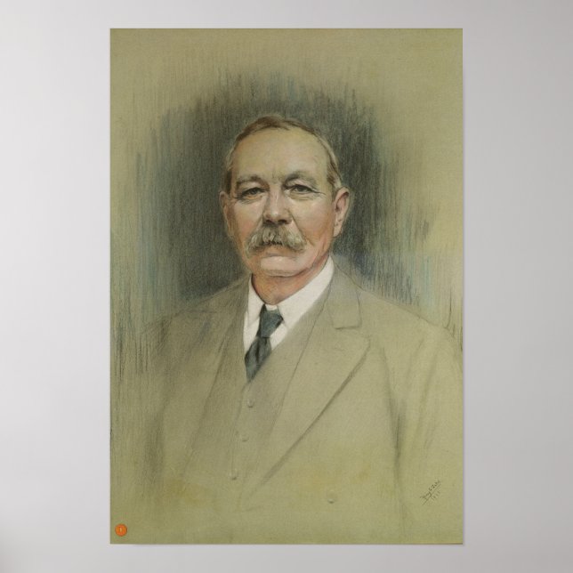 Porträtt i Herr Arthur Conan Doyle Poster (Framsidan)